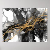 Golden Vortex I Poster (Vorne)