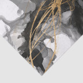 Golden Vortex I Seidenpapier (Ausschnitt)