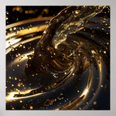 Golden Vortex Splendor Poster (Vorne)