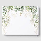 Golden Vows: Ein botanisches Gästebuch für Hochzei (Rückseite)