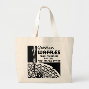 Golden Waffles Breakfast Jumbo Stoffbeutel