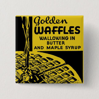 Golden Waffles Frühstück Button