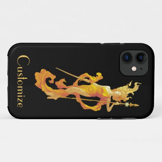 Golden Warrior Goddess Thunder_Cove Case-Mate iPhone Hülle (Rückseite (Horizontal))