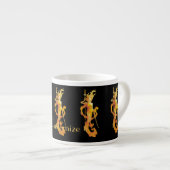 Golden Warrior Goddess Thunder_Cove Espressotasse (Vorderseite Rechts)
