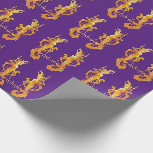 Golden Warrior Goddess Thunder_Cove Geschenkpapier (Ecke)