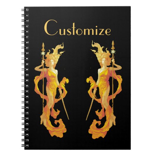 Golden Warrior Goddess Thunder_Cove Notizblock (Vorderseite)
