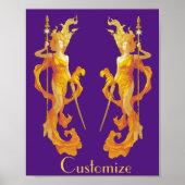 Golden Warrior Goddess Thunder_Cove Poster (Vorne)