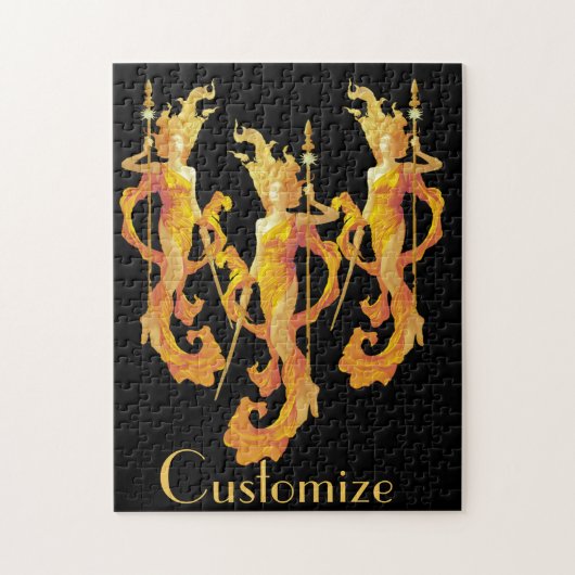 Golden Warrior Goddess Thunder_Cove Puzzle (Vertikal)