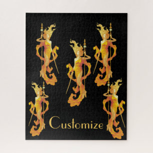 Golden Warrior Goddess Thunder_Cove Puzzle