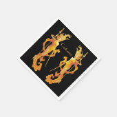 Golden Warrior Goddess Thunder_Cove Serviette (Ecke)