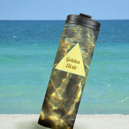 Golden Water Elixier Water Thermosbecher