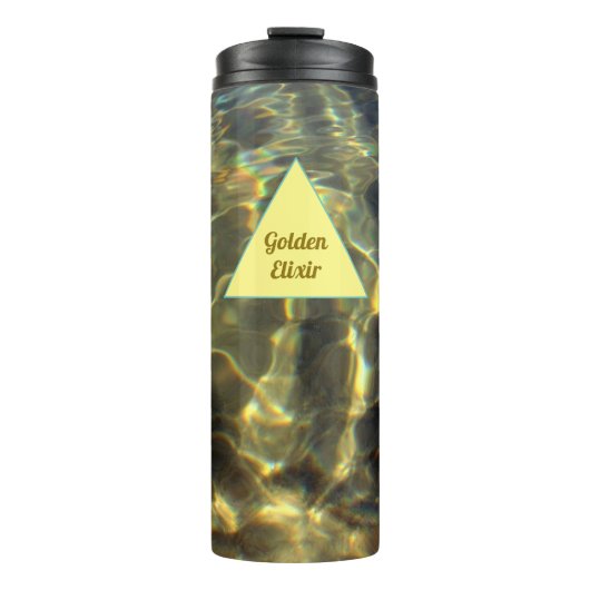 Golden Water Elixier Water Thermosbecher (Vorderseite)