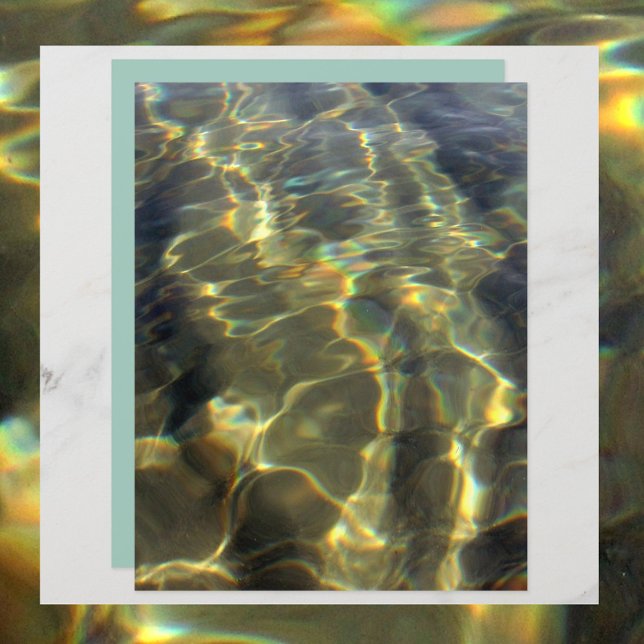 Golden Water Rippling mit Colors Scrapbook Paper (Von Creator hochgeladen)