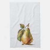 Golden Watercolor Birnen Towel Sommer Geschirrtuch (Vertikal)