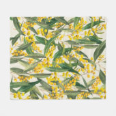 Golden Wattle (Acacia pycnantha) ist eine australi Fleecedecke (Vorderseite (Horizontal))