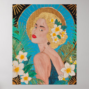 Golden Wattle Belle Poster