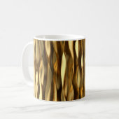 Golden Wave 3D Render. Kaffeetasse (Vorderseite Links)