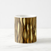 Golden Wave 3D Render. Kaffeetasse (Mittel)