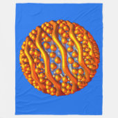 Golden Waves Fleece Blanket (Vorderseite)