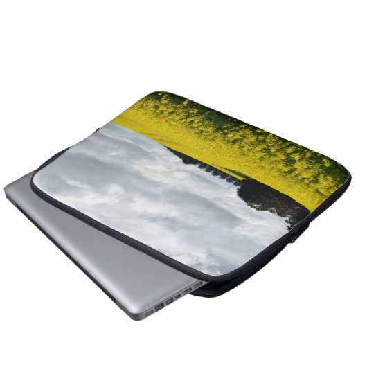 Golden Waves of Streatham Laptopschutzhülle (Vorne Knopf)