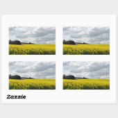 Golden Waves of Streatham Rechteckiger Aufkleber (Blatt)