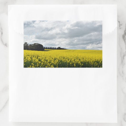 Golden Waves of Streatham Rechteckiger Aufkleber (Tasche)