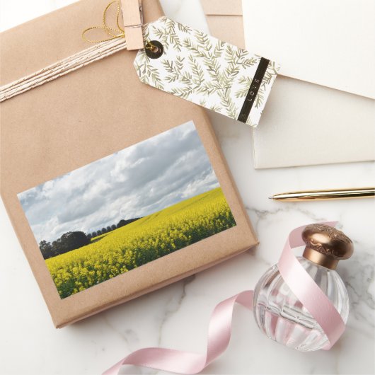 Golden Waves of Streatham Rechteckiger Aufkleber (Schenken)