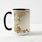 Golden Wavy Blätter Tasse (Links)