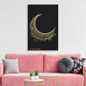 Golden Weave Mond-Gnade Feine Kunst Leinwand (Insitu (Wohnzimmer))