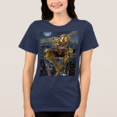 Golden Web: Women's Ultra-Realistic Spider Tee (Vorderseite)