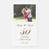 Golden Wedding 50 Jahre Parents Serviette (Vorderseite)