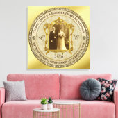 Golden Wedding Anniversary Classic Foto Frame Leinwanddruck (Insitu (Wohnzimmer))