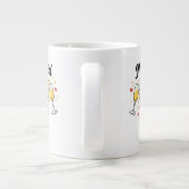 Golden Wedding Anniversary Coffee Mug Gift Jumbo-Tasse (Rückseite)