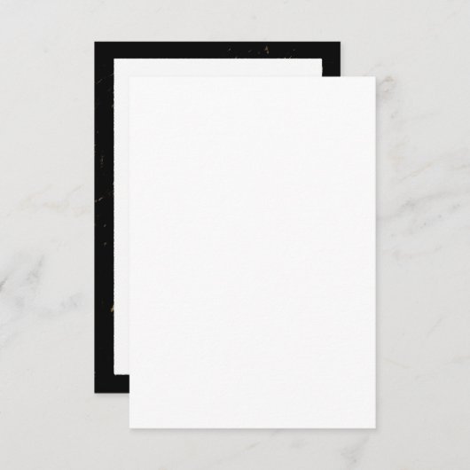 Golden Wedding Anniversary RSVP Cards Gold Speck (Vorne/Hinten)