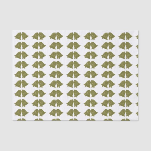 Golden Wedding Bells Seidenpapier (Vorderseite)
