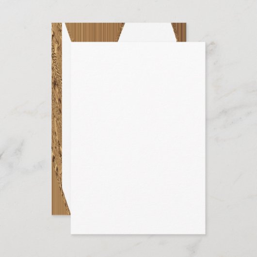 Golden Wedding Jubiläum RSVP Cards Shear (Vorne/Hinten)