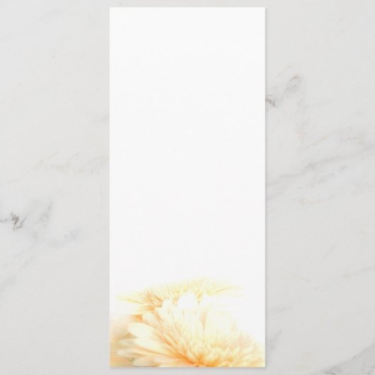 Golden Wedding Menu Card Menükarte (Rückseite)