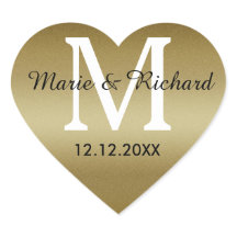 Golden Wedding Monogram Siegels