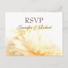 Golden Wedding RSVP Postcard Einladungspostkarte