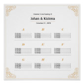 Golden Wedding Seekarten Poster (Vorderseite)