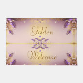 Golden Welcome Doormat Schmidt Stationery Fußmatte (Vorderseite)