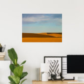 Golden Wheat Fields in Palouse Poster (Heimbüro)