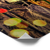 Golden Wheat Sparkle Poster (Ecke)