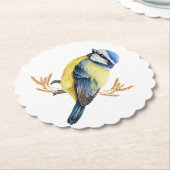 Golden Wheat und Blue Tit Untersetzer (angewinkelt)