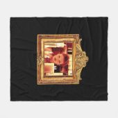 Golden Whimsigothic Gezeichnet Barrymore Fleecedecke (Vorderseite (Horizontal))