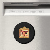 Golden Whimsigothic Gezeichnet Barrymore Magnet (In Situ (Geschirrspüler))