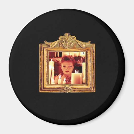 Golden Whimsigothic Gezeichnet Barrymore Magnet (Vorne)