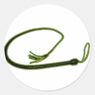 GOLDEN WHIP RUNDER AUFKLEBER