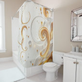 Golden Whirl Duschvorhang (Beispiel)