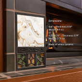 Golden Whirl Imitate Marmor Dynamisches Fluid Must Fliese